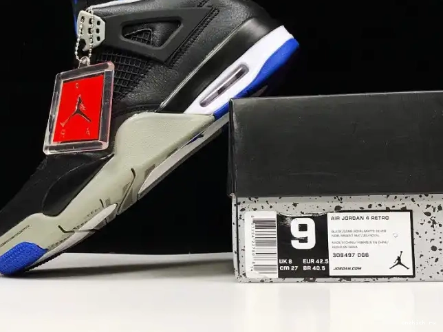 Rep Onekick Alternate 4 Air Retro Motorsports 308497-006 Jordan 0513